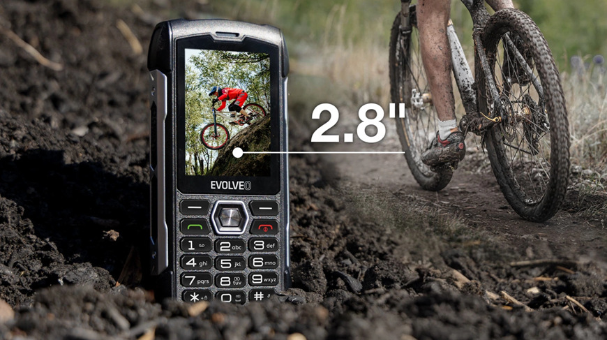 Mobilný telefón Evolveo StrongPhone H1 oranžový Mobilný telefón Evolveo StrongPhone H1 oranžový