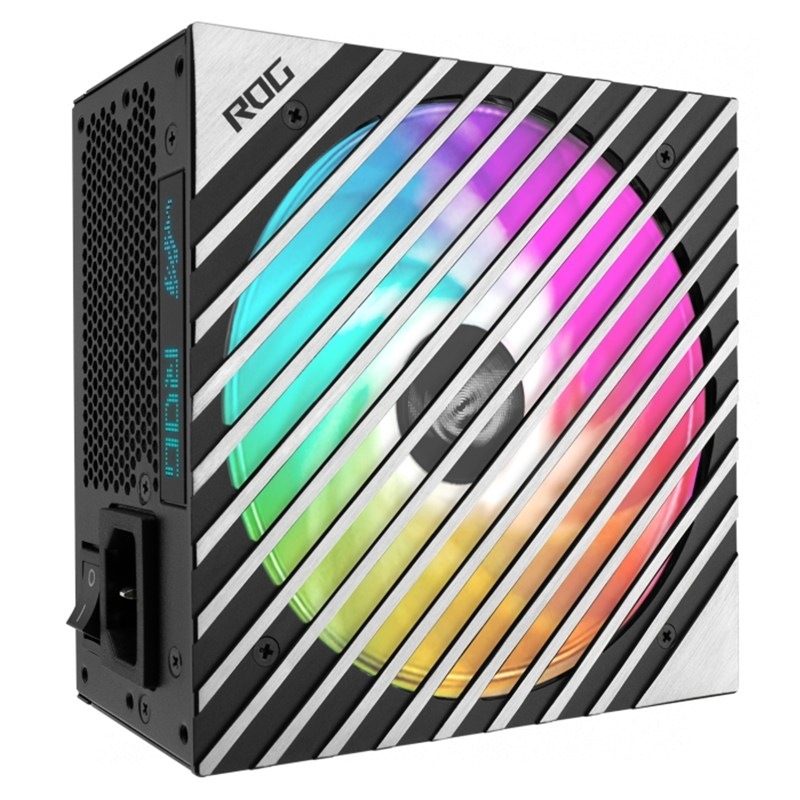 PC zdroj Asus ROG Loki SFX-L 850 W, 80 + Platinum, ARGB, čierna farba.