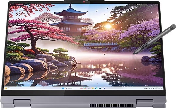 Notebook Lenovo IdeaPad 5 2-in-1 16AKP10 modrý Jasné farby na dotykovej obrazovke laptopu IdeaPad 5, dotykové pero