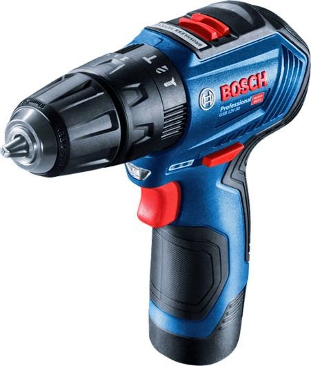 Aku vŕtačka Bosch Professional GSB12V-30+2x2.0+case 0.601.9G9.101 (s batériou)