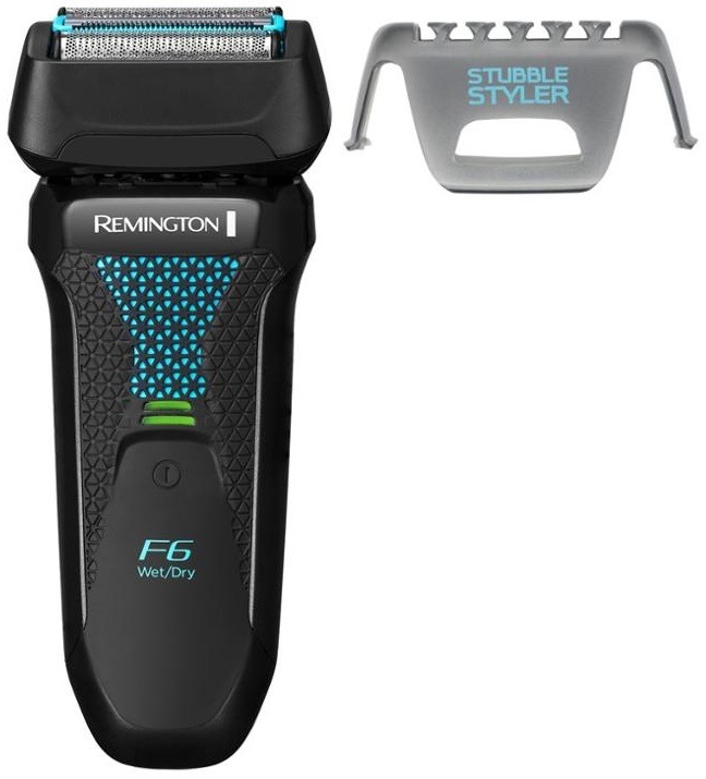 Holiaci strojček Remington F6000 F6 Style Series Aqua Foil Shaver čierny/modrý