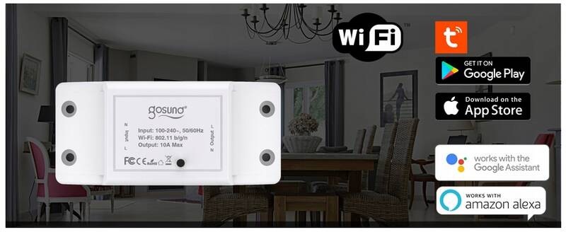Modul Gosund Smart Switch Wi-Fi SW3, Tuya Modul Gosund Smart Switch Wi-Fi SW3, Tuya