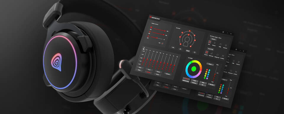 Headset Genesis NEON 764 7.1 biely Headset Genesis NEON 764 7.1 biely