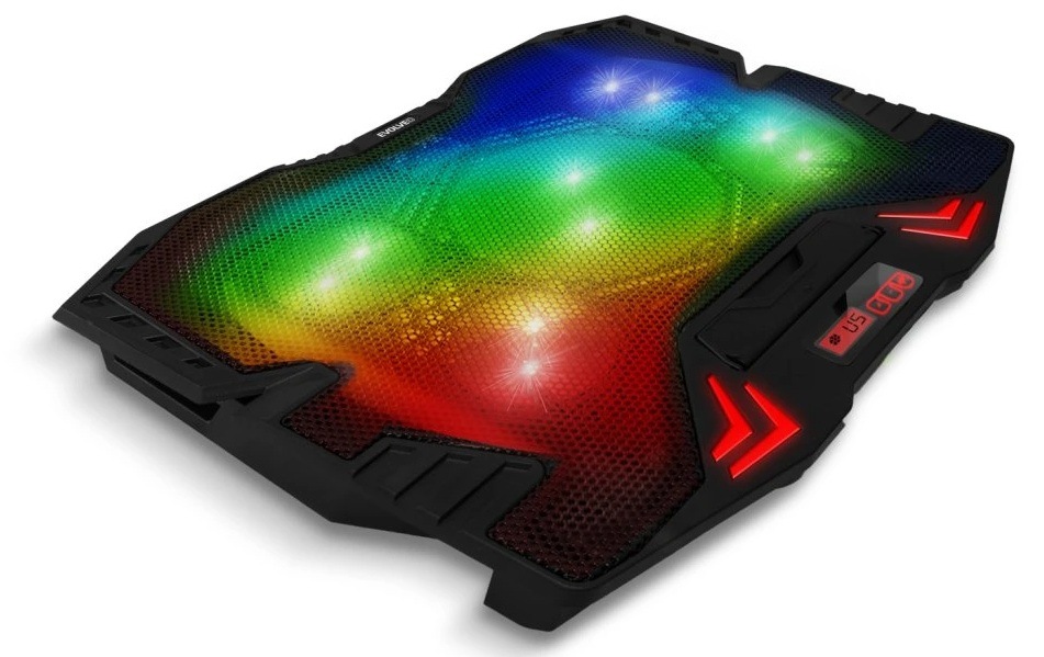 Chladiaca podložka pre NTB Evolveo Ania 5RGB čierna Chladiaca podložka EVOLVEO ANIA5RGB s farebným podsvietením