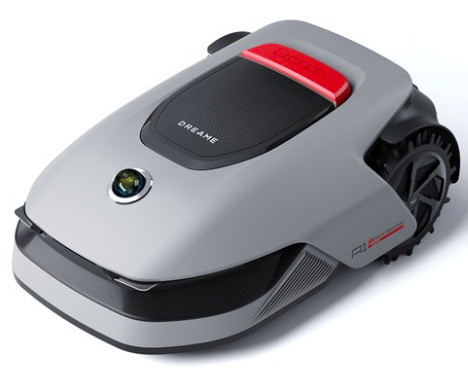 Robotická kosačka Dreame A1 PRO 800 automatická záhradná kosačka v šedom prevedení s horným senzorom