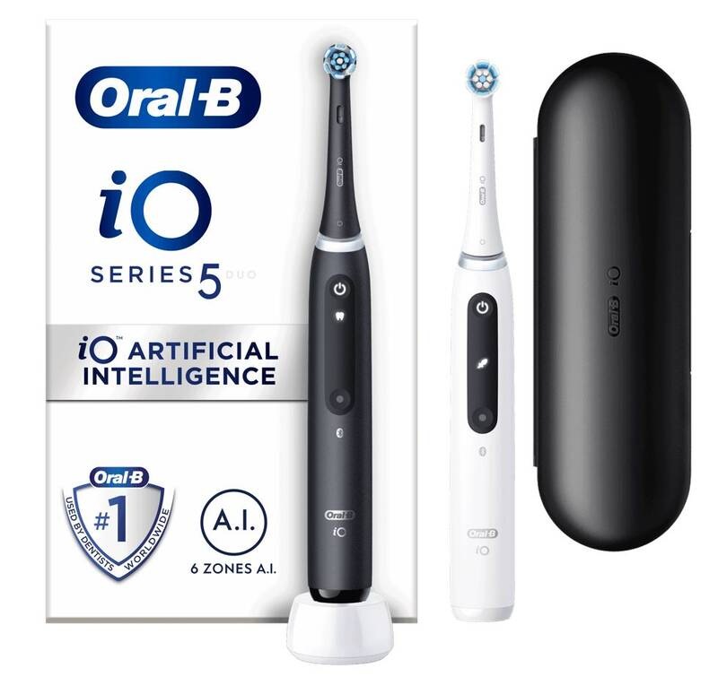 Zubná kefka Oral-B iO Series 5 Matt Black + Quite White DUO Pack Zubná kefka Oral-B iO Series 5 Matt Black + Quite White DUO Pack
