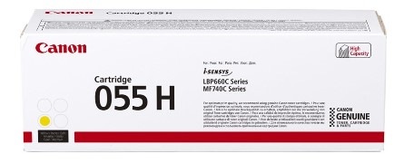 Toner Canon CRG 055 H, 5900 strán žltý