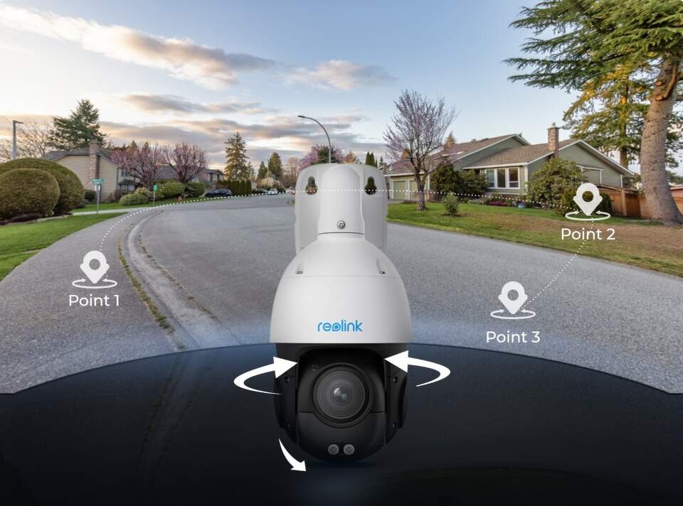IP kamera Reolink P850 biela IP kamera Reolink P850 biela