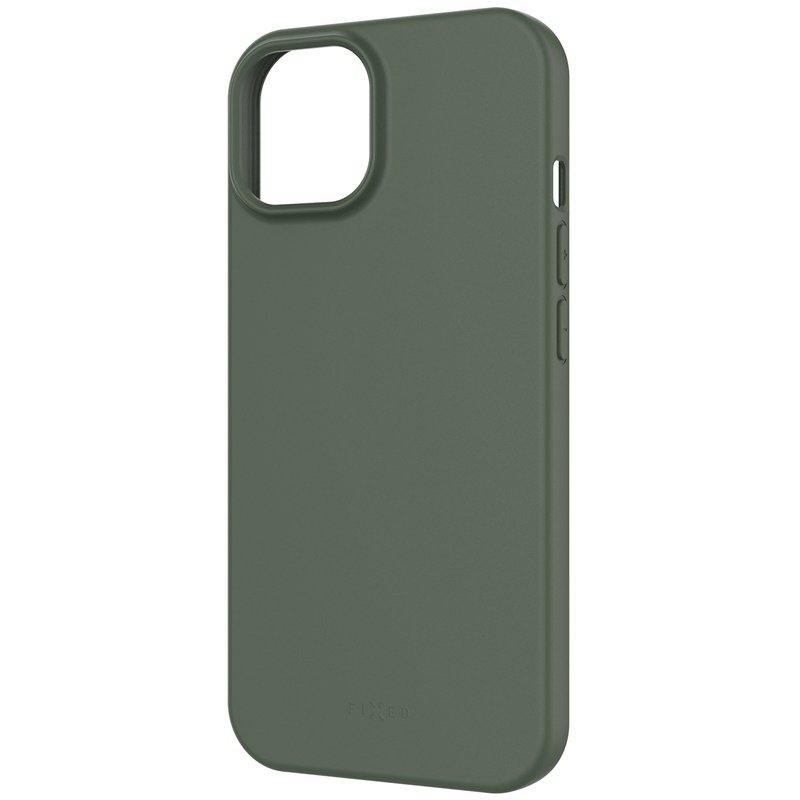 Kryt na mobil FIXED ReStory na Apple iPhone 15 - zelený