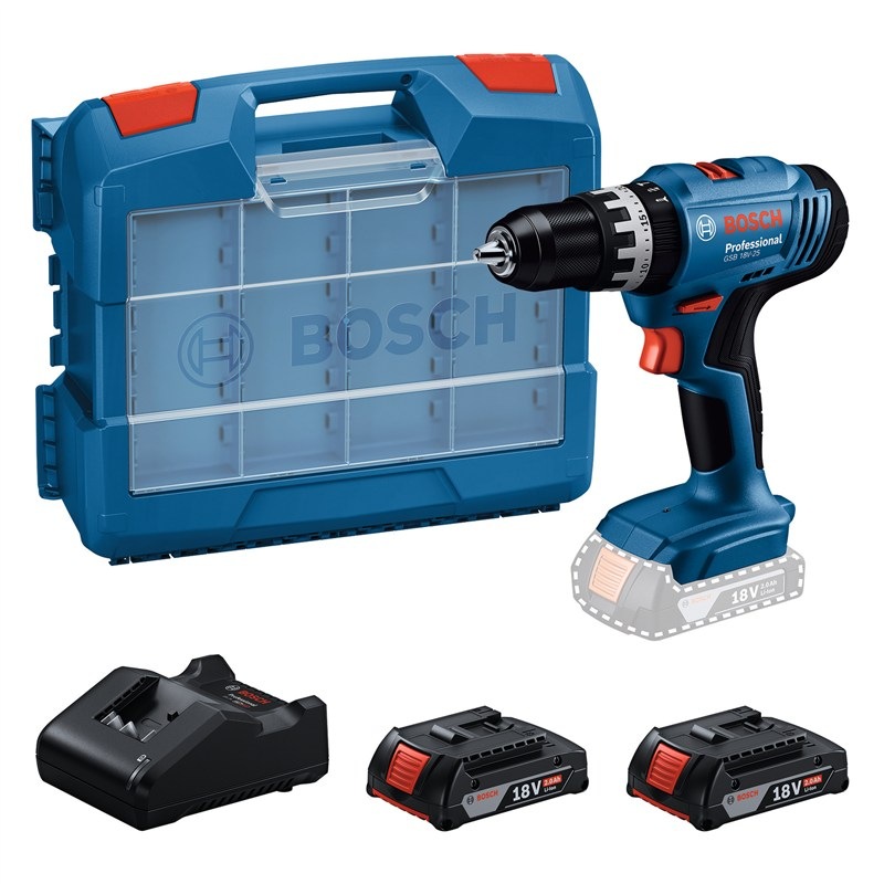 Aku vŕtačka Bosch Professional GSB 18V-25 (s baterií)