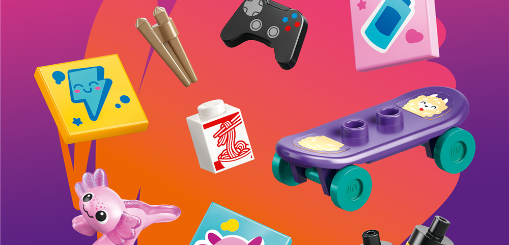 Stavebnica LEGO® Friends 42687 Liann a jej rodinný dom Gekon aj axolotl majú vlastné terárium a kŕmenie, takže deti môžu do príbehov zapojiť starostlivosť o miláčikov.
