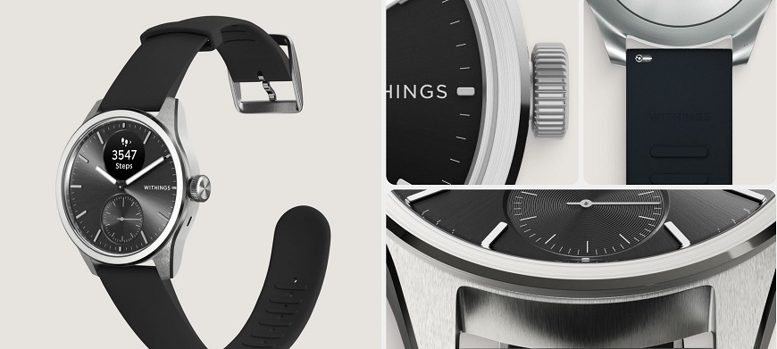 Inteligentné hodinky Withings Scanwatch 2 38 mm čierne Inteligentné hodinky Withings Scanwatch 2 38 mm čierne