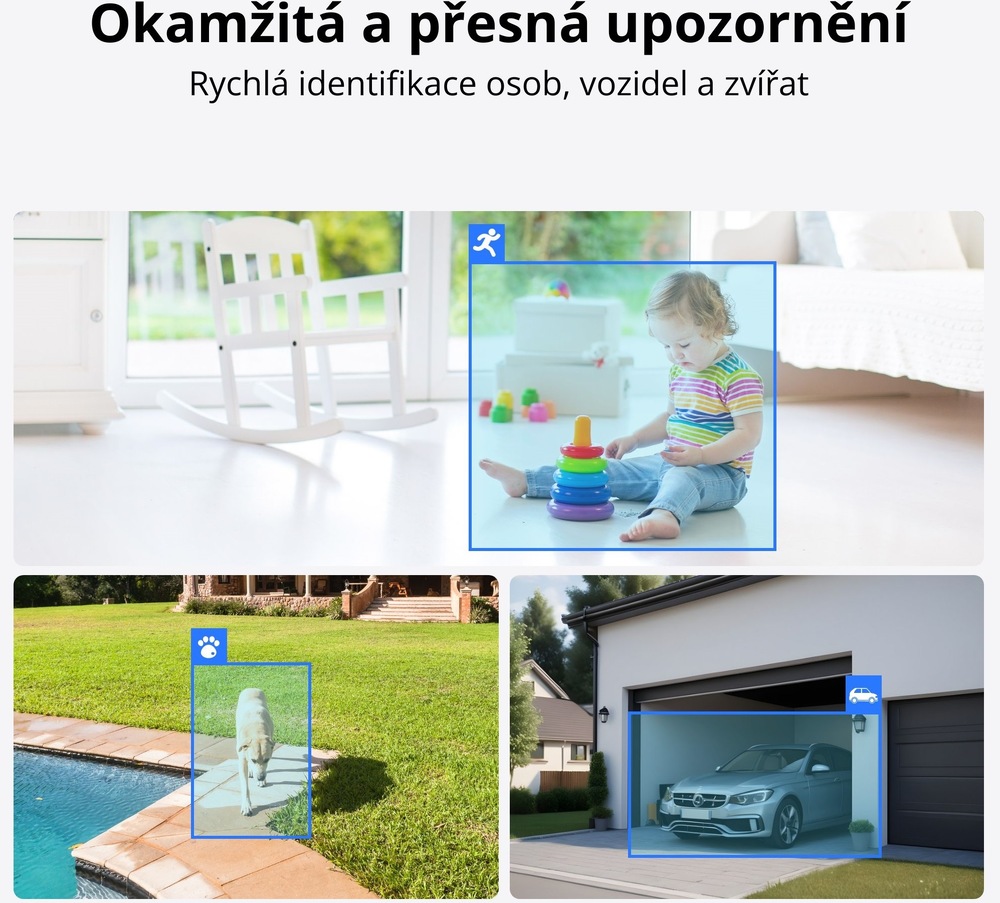 IP kamera Reolink Argus B310 + solárny panel biela