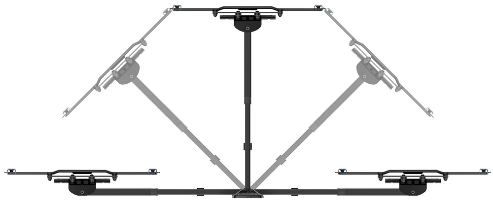 Držiak na TV Meliconi Slimstyle Plus 400 SDR pre uhlopriečky 40" - 80", nosnosť 30 kg