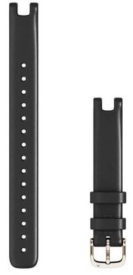 Remienok Garmin Lily, kožený (14 mm), veľkosť L čierny