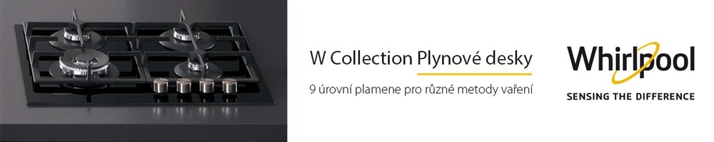 Plynová varná platňa Whirlpool W Collection GOWL 628/NB EE čierna Plynová varná platňa Whirlpool W Collection GOWL 628/NB EE čierna