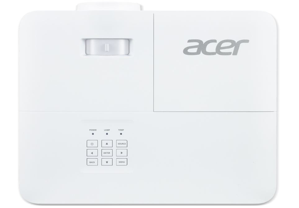 Projektor Acer P5550 biely Projektor Acer P5550 v pohľade zhora