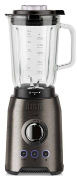 Stolný mixér Black+Decker BXJB1200E čierny/nerez