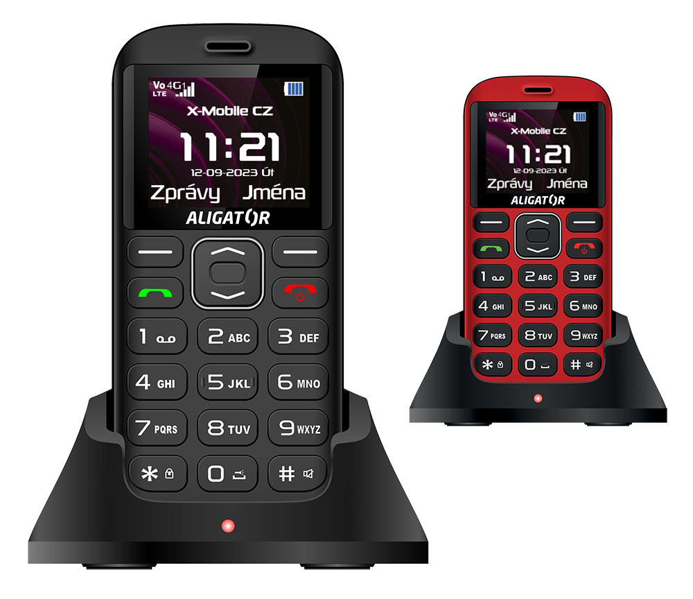 Mobilný telefón Aligator A720 4G Senior čierny Mobilný telefón Aligator A720 4G Senior čierny