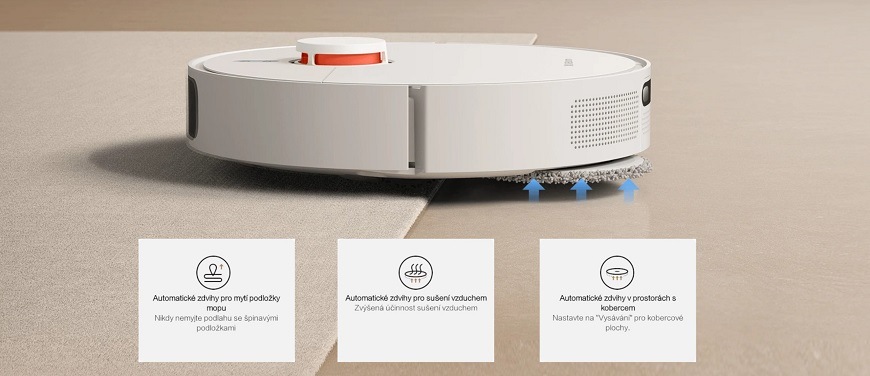 Robotický vysávač Xiaomi Robot Vacuum X20+ biely Robotický vysávač Xiaomi Robot Vacuum X20+ biely