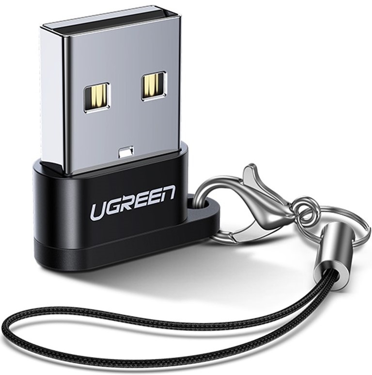 Redukcia UGREEN USB-C/USB 2.0 - čierna
