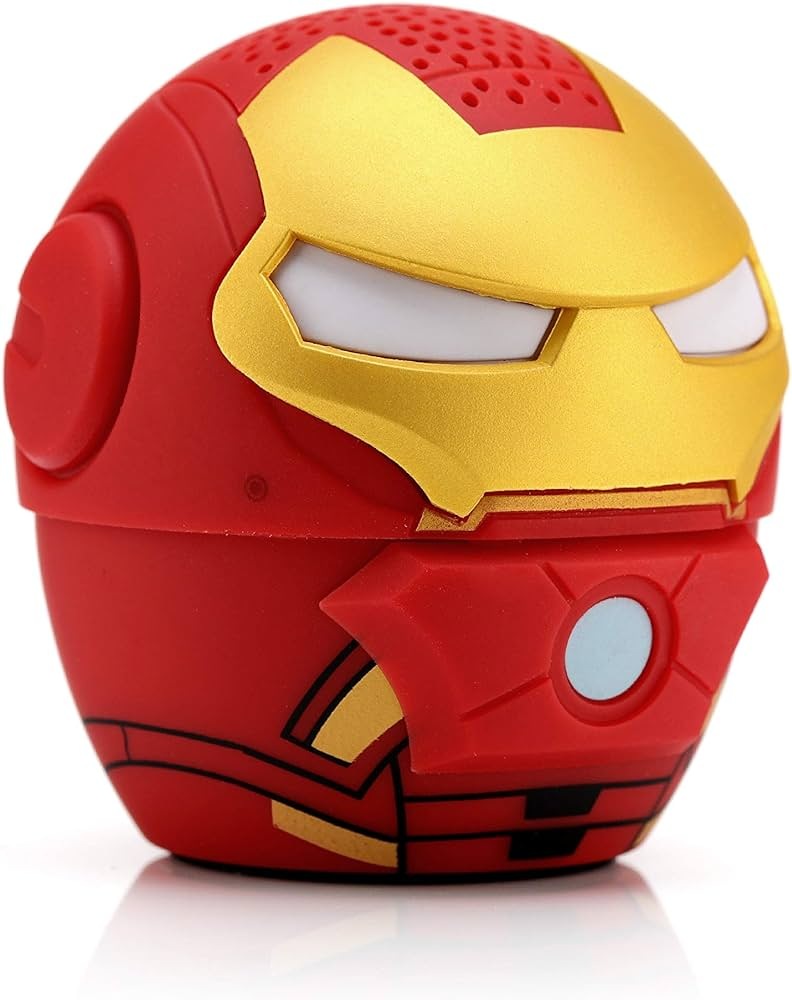Prenosný reproduktor Bitty Boomers Marvel Ironman červený/žltý