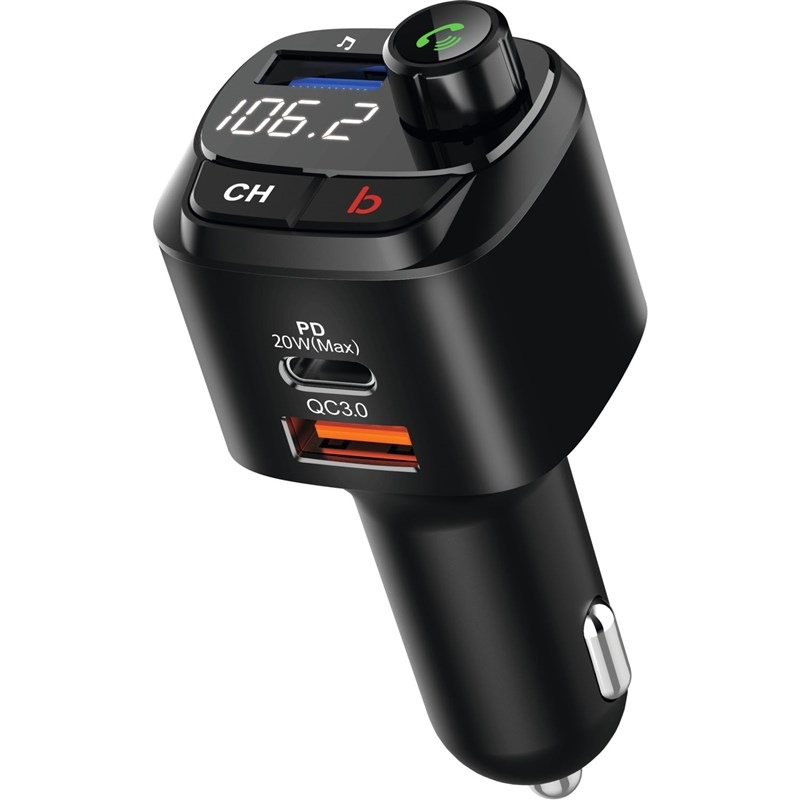 FM Transmitter Technisat DIGICAR 200 BT čierny FM Transmitter TechniSat DIGICAR 200 BT