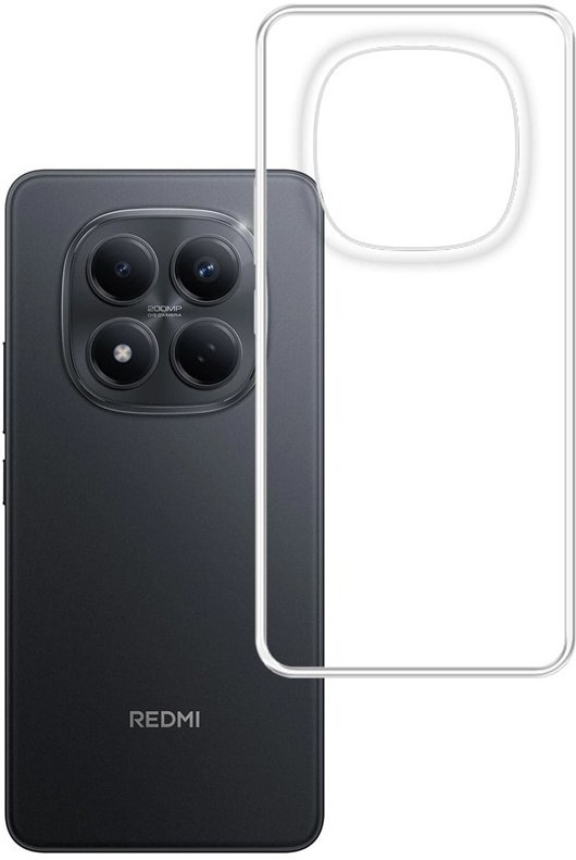 Kryt na mobil 3mk Clear Case na Xiaomi Redmi Note 15 Pro v priehľadnom dizajne