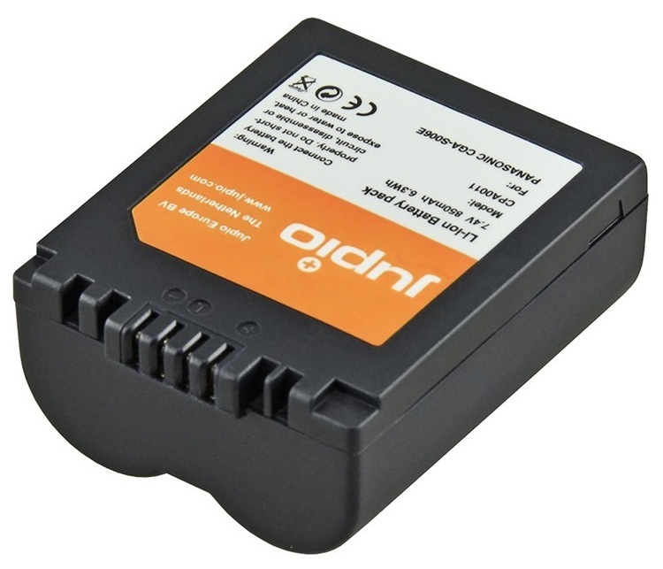 Batéria Jupio pre fotoaparáty Panasonic s kapacitou 850 mAh, napätie 7,4 V