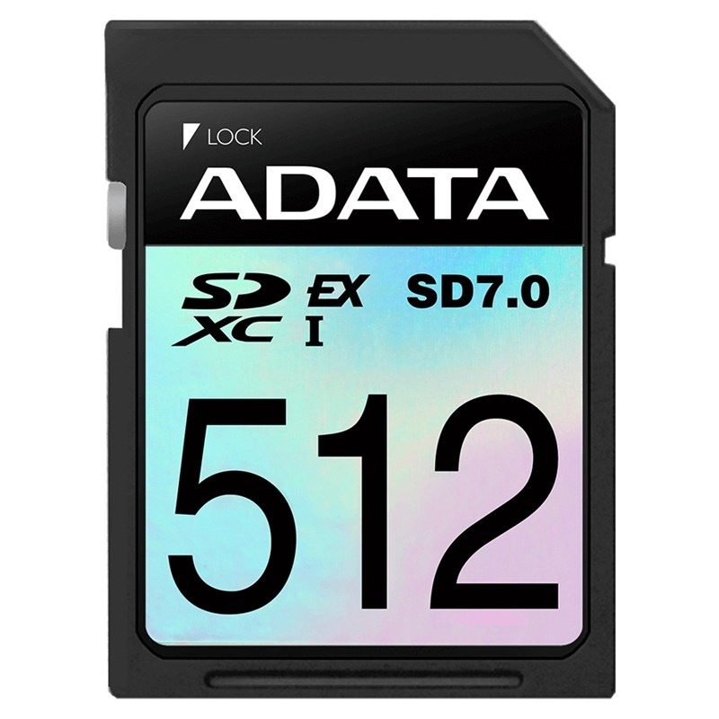 Pamäťová karta ADATA Premier Extreme SDXC 512GB, SD7.0, UHS-I (800R/700W) čierna Pamäťová karta ADATA Premier Extreme SDXC 512GB, SD7.0, UHS-I (800R/700W)