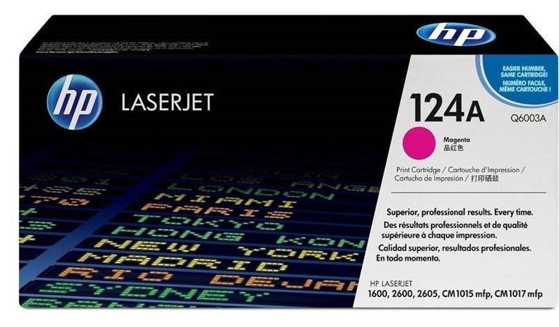 Toner HP 124A, 2 000 strán purpurová farba