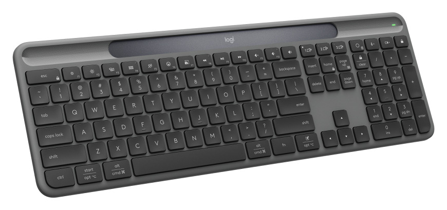 Klávesnica Logitech Signature Slim Solar+, CZ/SK layuot sivá Klávesnica Logitech Signature Slim Solar+, CZ/SK layuot sivá