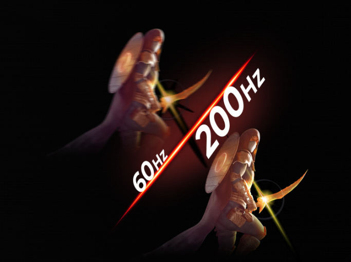AOC 24G4HRE ponúka 200Hz obnovovaciu frekvenciu
