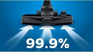 Podlahový vysávač Philips PowerPro Compact FC9330/09 červený/modrý Podlahový vysávač Philips PowerPro Compact FC9330/09 červený/modrý
