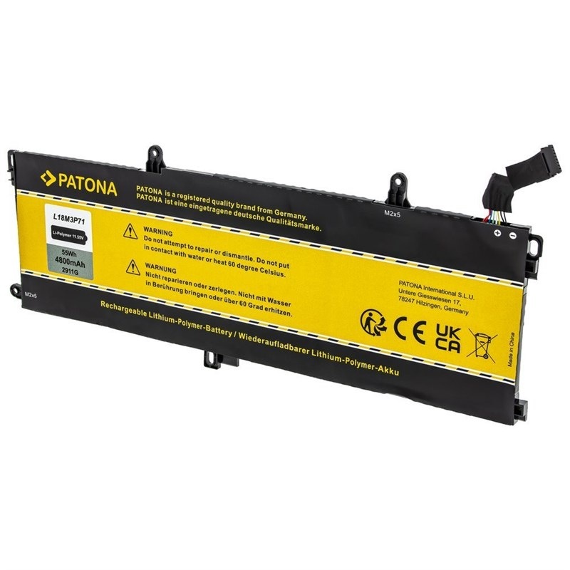 Batéria PATONA pre LENOVO Thinkpad P53S/T590 4800mAh Li-Pol 11,55 V L18M3P71
