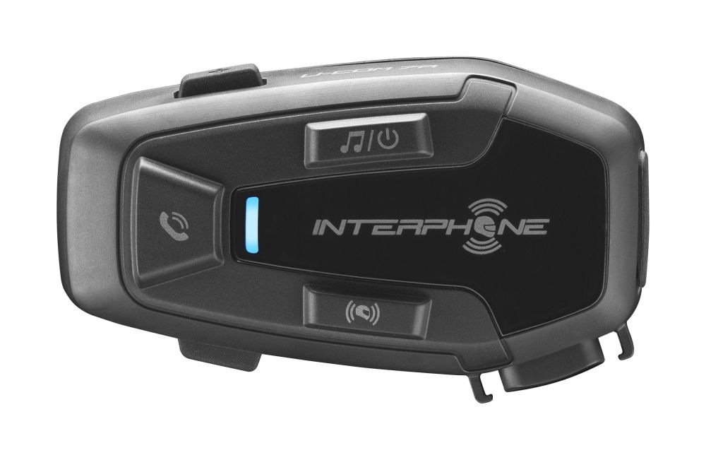 Handsfree Interphone U-COM7R pre uzavreté a otvorené prilby Twin Pack čierne