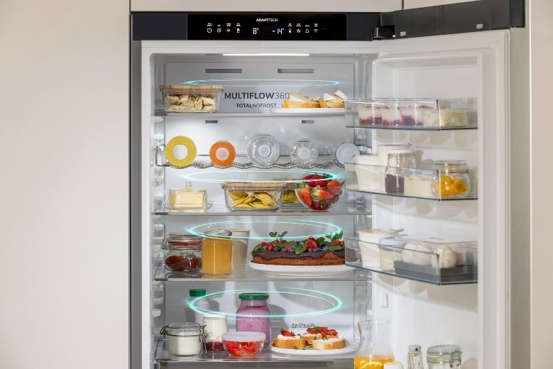 Gorenje chladnička NRB62C6W4WFE, biela, ventilačný systém