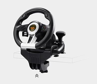 Volant PXN V3PRO Bundle, PC, Switch, PS3/4, Xbox One/X/S series čierny/oranžový PXN V3PRO Bundle uchytíte ľahko pomocou prísaviek
