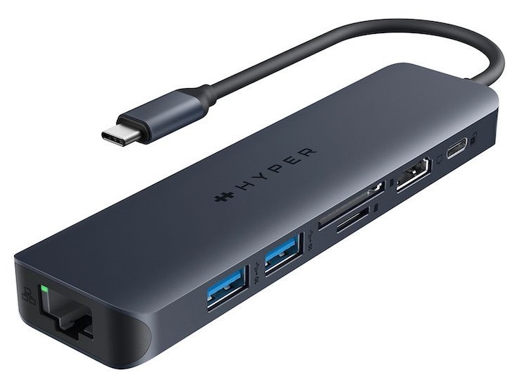USB Hub HyperDrive EcoSmart Gen.2 USB-C 7-in-1 100W PD Pass-thru USB Hub HyperDrive EcoSmart Gen.2 USB-C 7-in-1 100W PD Pass-thru