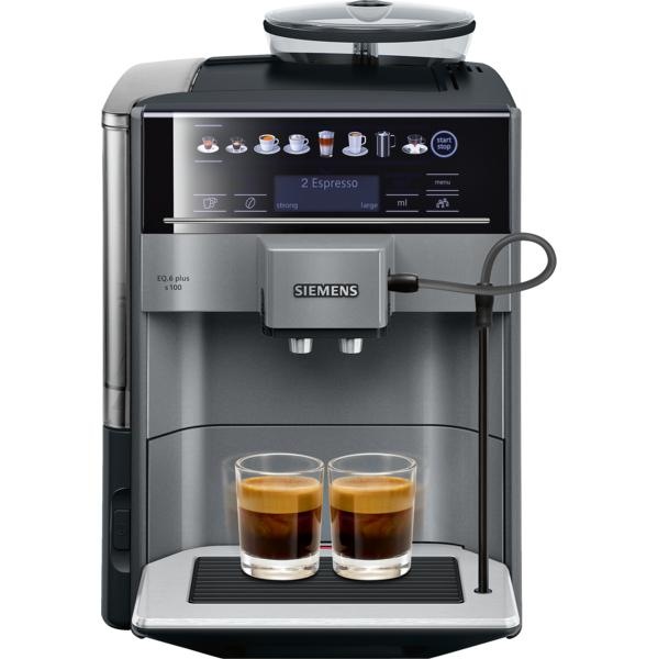 Automatický kávovar Siemens EQ.6 plus TE651209RW čierne/sivé