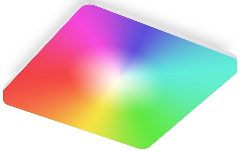 Stropné svietidlo iGET HOME LS3, 15 W, 1500 lm, RGB + CCT, 22 cm - biele