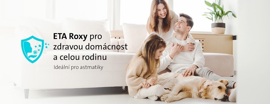 Ručný vysávač ETA Roxy 5215 90000 biely/modrý Ručný vysávač ETA Roxy 5215 90000, alergia