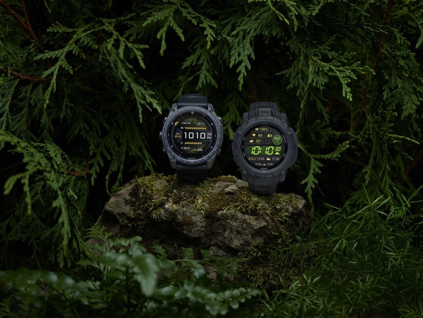 Inteligentné hodinky Garmin Instinct 3 - 50 mm AMOLED - Tactical Edition čierne Ukážka displejov chytrých hodiniek Garmin Instinct 3 – 50 mm, AMOLED, Tactical Edition