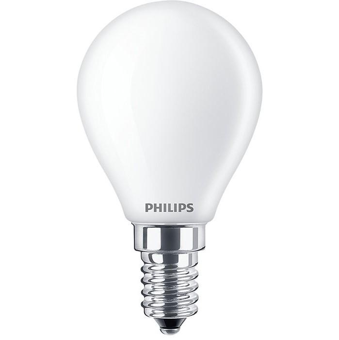 LED žiarovka Philips klasik, 4,3W, E14, teplá biela