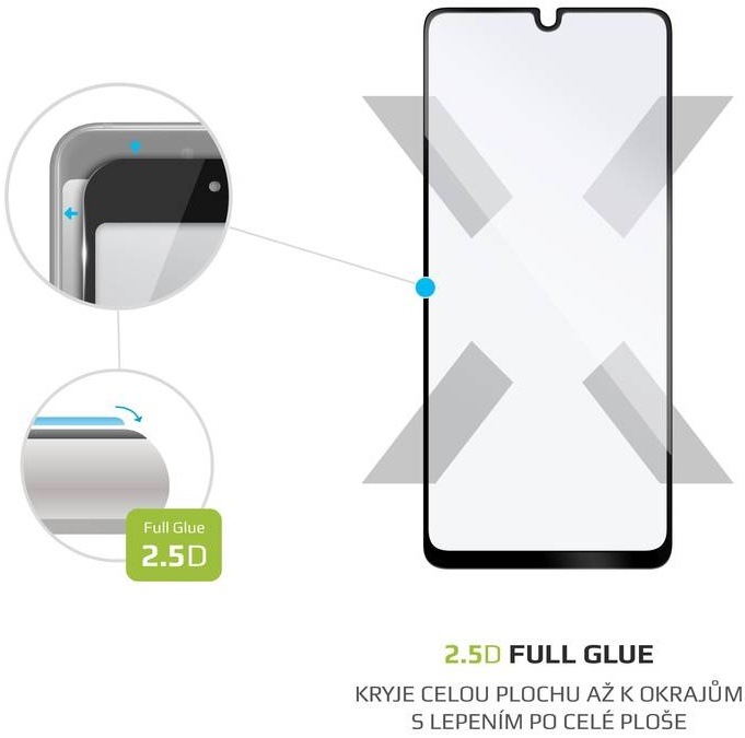 Tvrdené sklo FIXED Full-Cover na Samsung Galaxy A33 5G čierne