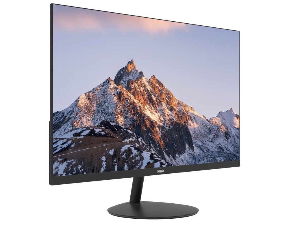 Monitor Dahua LM22-A210Y čierny Zapnutý monitor Dahua LM22-A210Y 21,45" otočený doprava