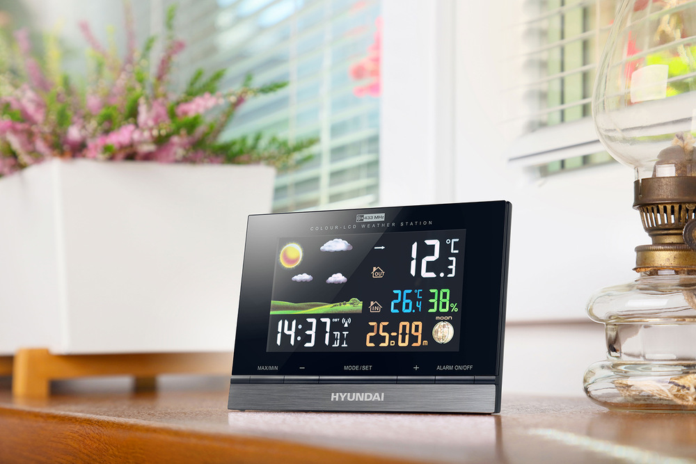 Meteorologická stanica Hyundai WS 2303 čierna