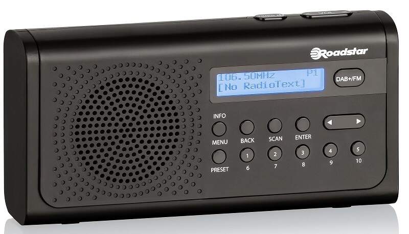 Rádioprijímač s DAB+ Roadstar TRA-300D+ čierny