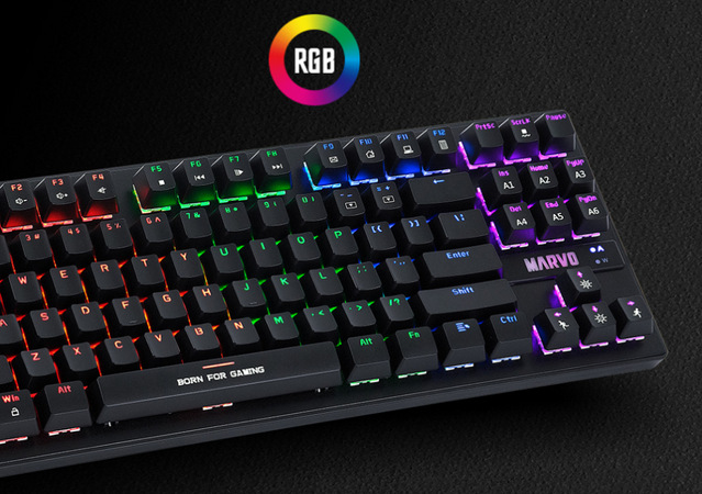 Klávesnica Marvo KG901, CZ/SK čierna