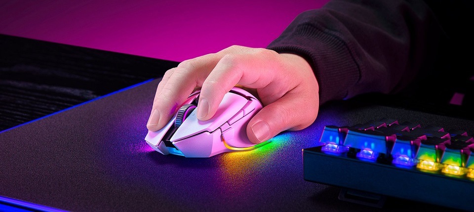 Myš Razer Basilisk V3 Pro 35K biela